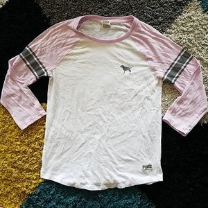 VICTORIA SECRET PINK HALF SLEEVE